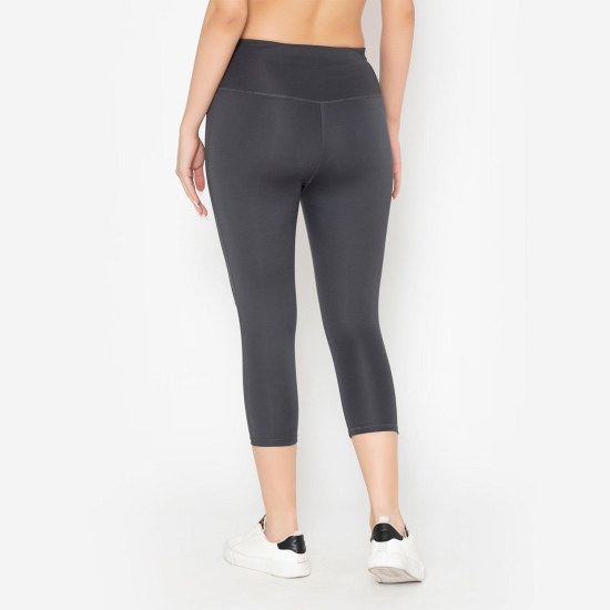 Women's Gym Capri - Grey Grey M