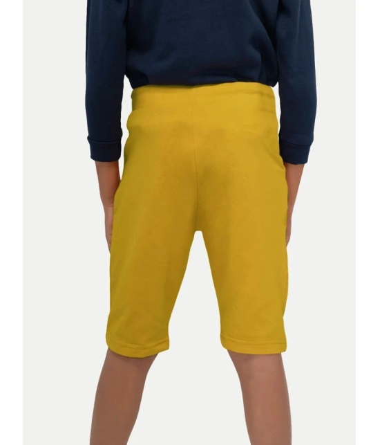 Radprix - Yellow Cotton Blend Boys Shorts ( Pack of 1 ) - None