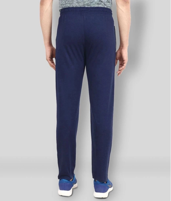 NEUVIN - Navy Cotton Mens Trackpants ( Pack of 1 ) - XL