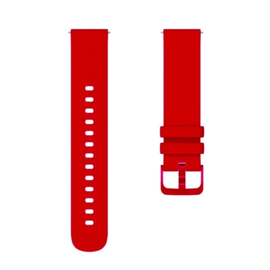 Exelent 19mm Soft Silicone Smartwatch Band Red