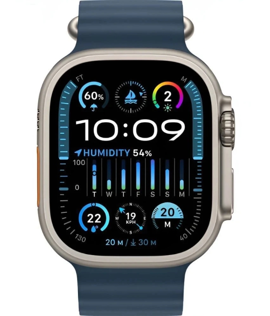 COREGENIX Series Ultra Max with Touch Control Navy Blue Smart Watch