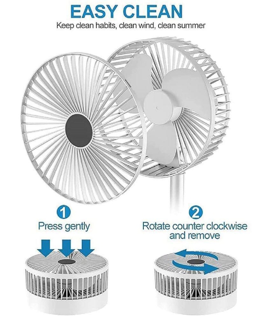 EIGHTEEN ENTERPRISE High Speed Table Desk Fan Home Pack Of 1 - Multi Color