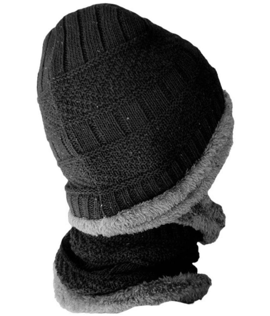 THRIFTKART - Multi Woollen Men's Cap ( Pack of 3 ) - Multi