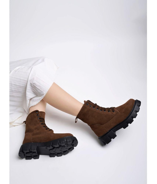 Shoetopia - Brown Women''s Ankle Length Boots - None