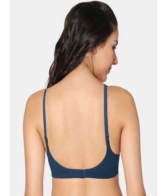 IN CARE LINGERIE Blue Polyester Lightly Padded Womens Push Up Bra ( Pack of 1 ) - None