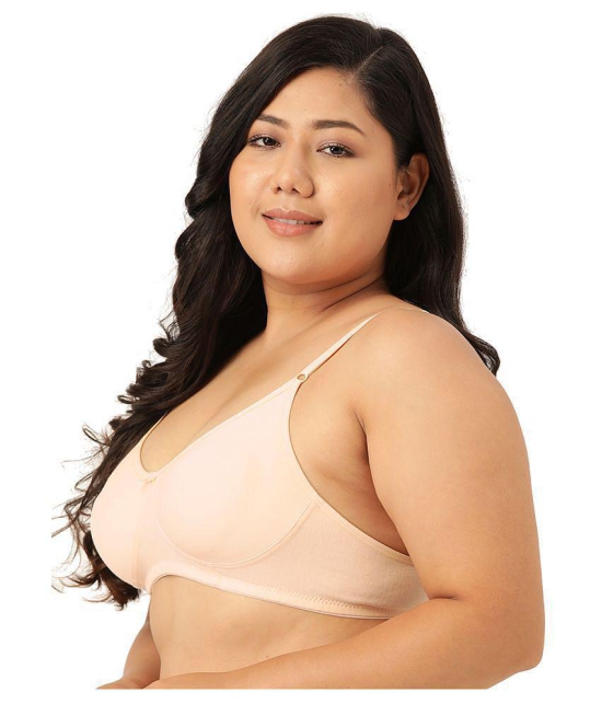 Leading Lady Cotton T-Shirt Bra - Beige Single - 42C