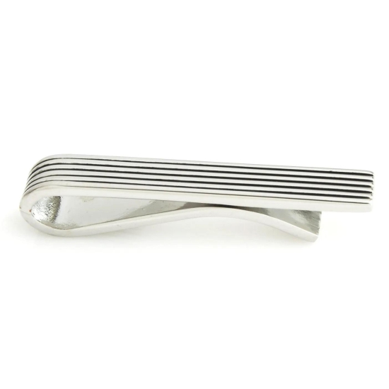 Peluche Enamel Striped Super Sleek Tie Pin