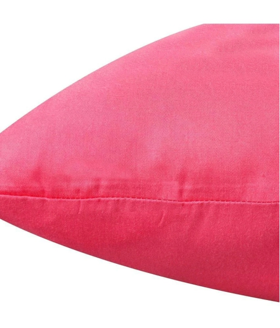 PINDIA Pack of 4 Pink Pillow Cover - Pink