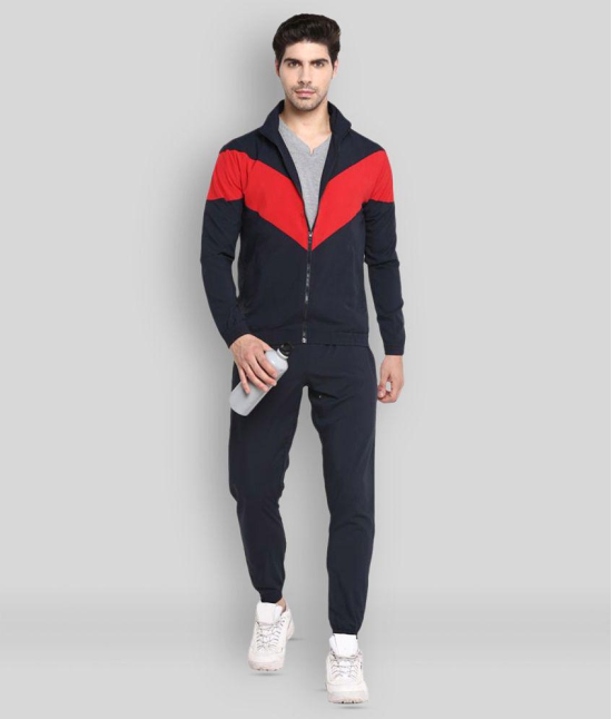 OFF LIMITS - Multicolor Polyester Regular Fit Colorblock Mens Sports Tracksuit ( Pack of 1 ) - M