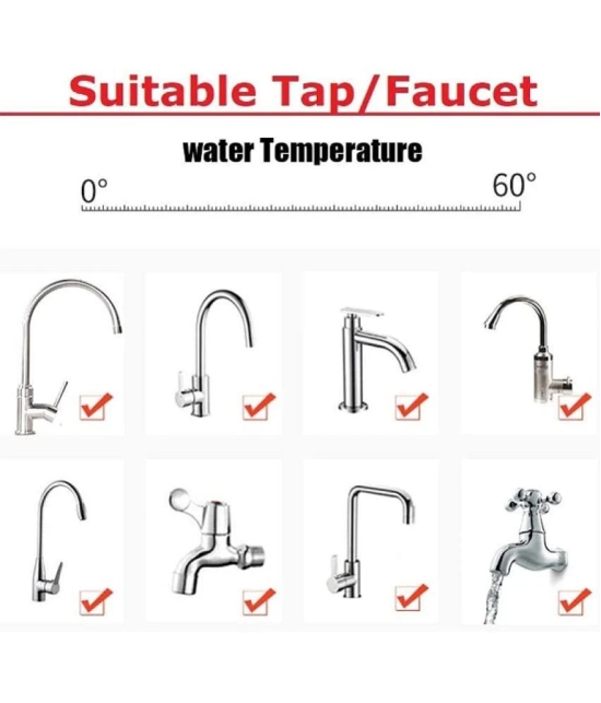 Tapixaa Tap extender for kitchen sink Plastic (ABS) Kitchen Sink Tap (Sink Cock)