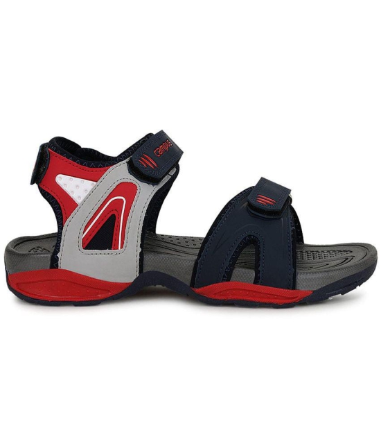 Campus - Blue Mens Floater Sandals - None