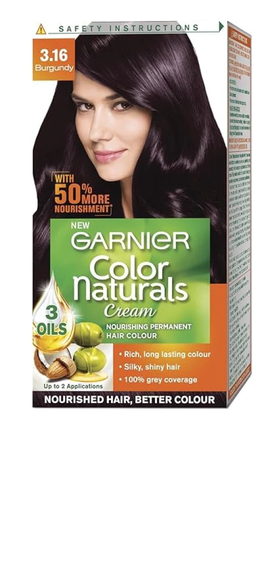 Garnier Color Naturals Shade 3.16 Burgundy 35 Ml Plus 30 Gms