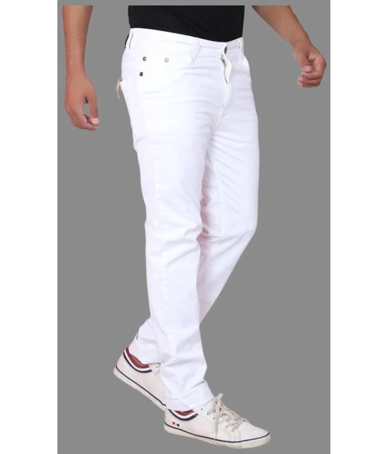 x20 - White Denim Skinny Fit Mens Jeans ( Pack of 1 ) - None