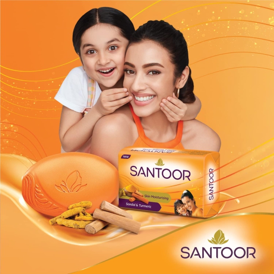 Santoor beauty Soap 100gm  (Pack of 8)