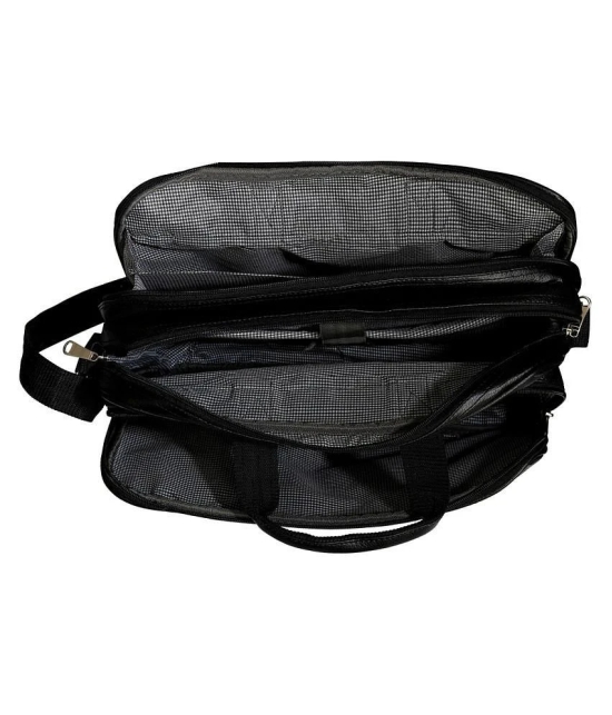 Leather World - Black P.U Office Bag