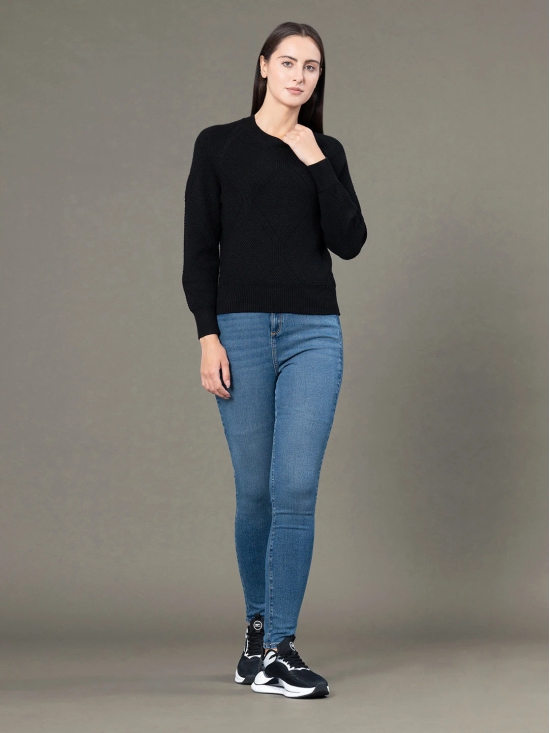 RedTape Round Neck Sweater for Women |  Everyday Comfort