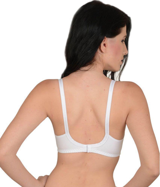 Softskin White Cotton Bra - 38