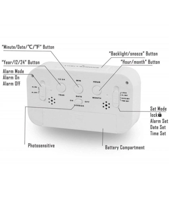 KALPVRUKSH ENTERPRISE Digital Alarm Clock - Pack of 1