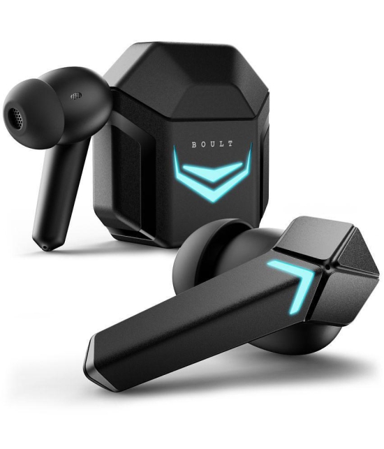 Boult Audio Ammo In Ear True Wireless (TWS) 40 Hours Playback IPX5(Splash & Sweat Proof) Low Latency -Bluetooth Black