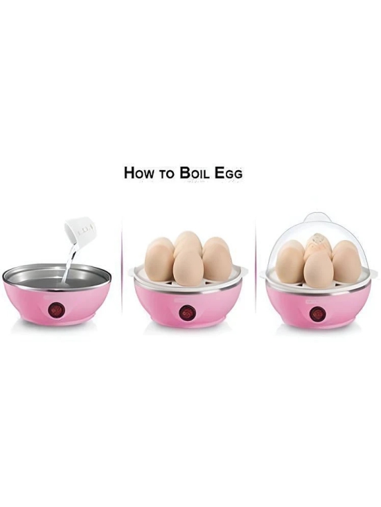 Shopeleven Egg Cooker 1 Ltr Aluminium Cook & Carry Egg Boiler - Multicolor