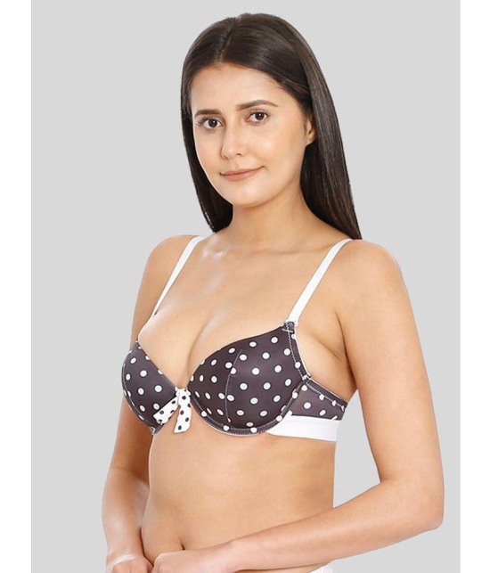 ILRASO - Multicolor Nylon Lightly Padded Women's Push Up Bra ( Pack of 1 ) - None