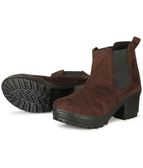 Saheb - Brown Womens Ankle Length Boots - None