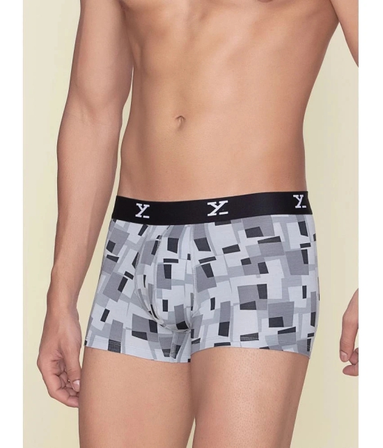 XYXX - Light Grey Modal Mens Trunks ( Pack of 1 ) - None