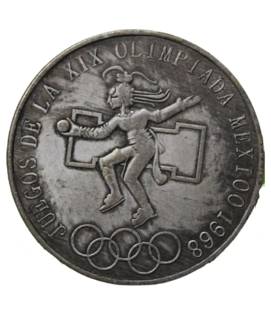 25   Pesos   ( 1968 )   Estados   Unidos    Mexicanos   XIX   Olympic   Games   Mexico   Pack  of  1  Extremely   Rare   Coin