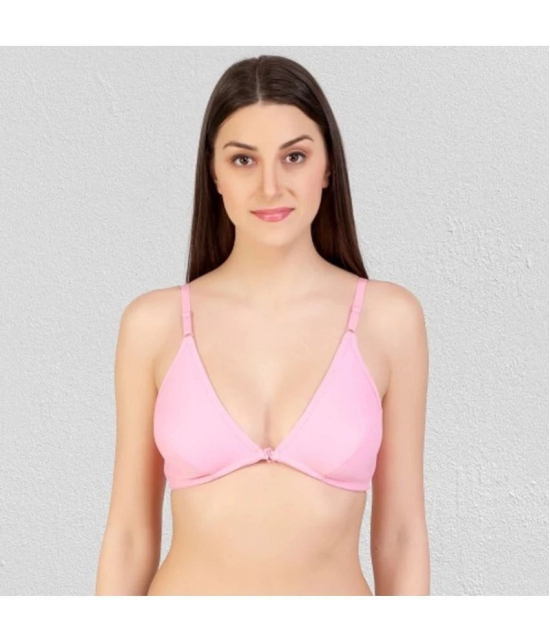 Zourt - Multicolor Cotton Non Padded Womens T-Shirt Bra ( Pack of 3 ) - None