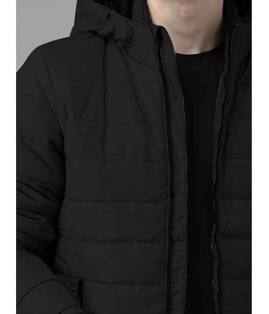 MXN Polyester Mens Casual Jacket - Black ( Pack of 1 ) - None