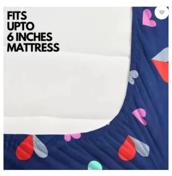 Glace Cotton Hearts Fitted Sheet - 36x72+6