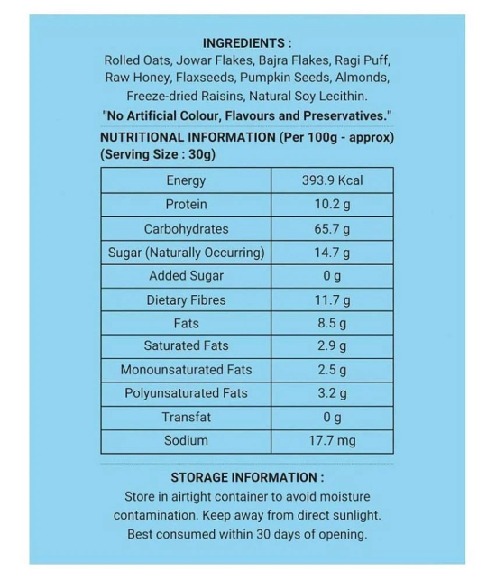 True Elements Multigrain Diet Muesli 1 kg