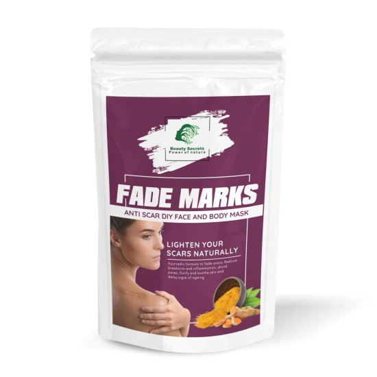 FADE MARKS : LIGHTEN YOUR SCARS NATURALLY  ANTI SCAR DIY FACE AND BODY MASK-50gm