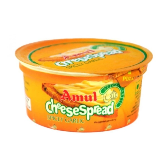 Amul Cheese Spread Spicy Garlic, 200 Gm, 1 Pc