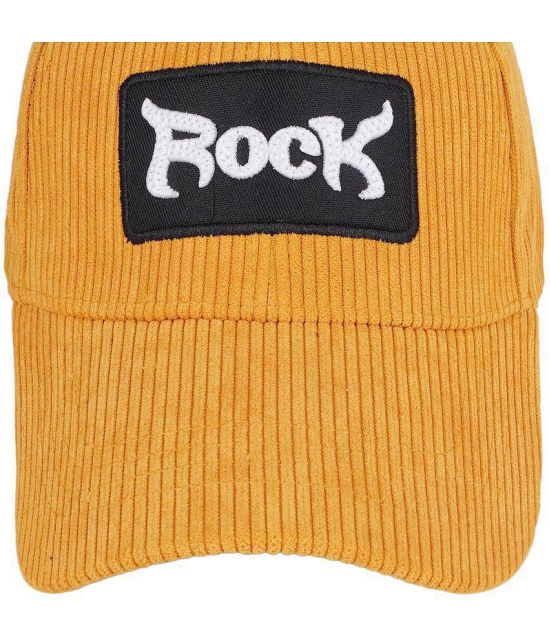 PENYAN Yellow Cotton Blend Men's Cap ( Pack of 1 ) - Yellow