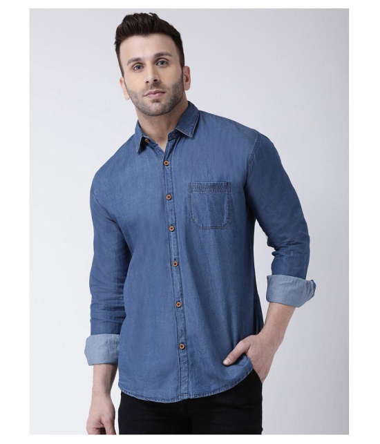 Hangup Denim Blue Shirt - None