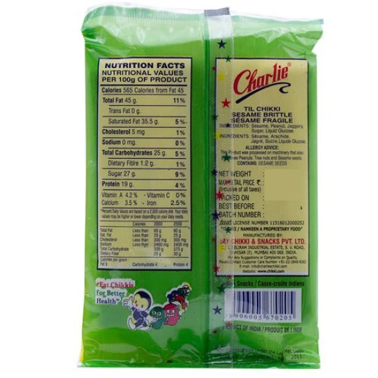 Charlie Til Chikki, 75 Gm