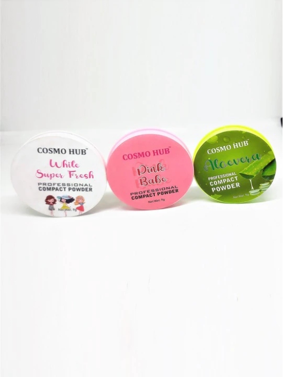 Set Of 3 Professional Compact Powder - 9g Each