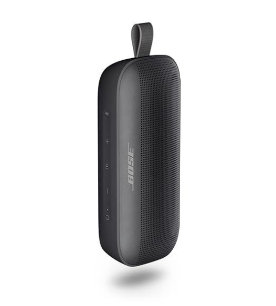 BOSE SoundLink Flex Portable Bluetooth Speaker (IPX67 Water Resistant, Rich Sound, Stereo Channel, Black)