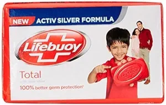 Lifebuoy Total Soap Bar, 125G (Pack Of 4)(Savers Retail)