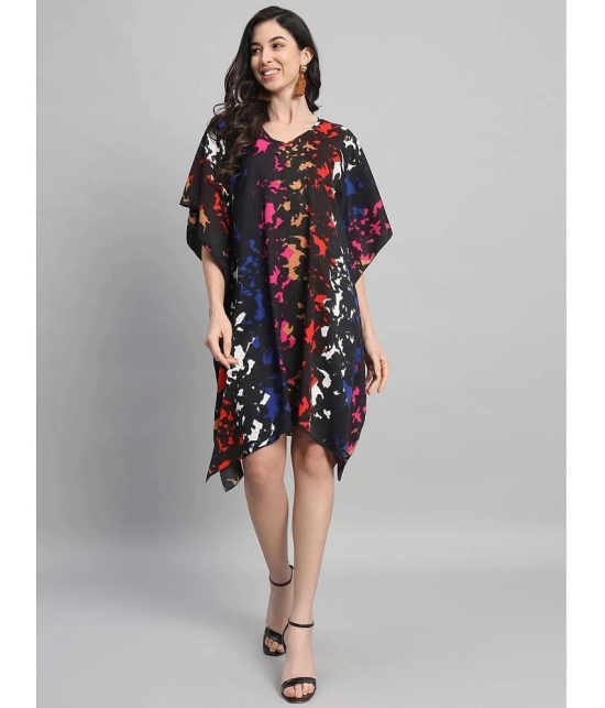 Curvydrobe Crepe Black Beach Dresses - Single - None