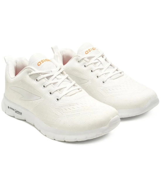 ASIAN DELTA-21 White Mens Sports Running Shoes - None