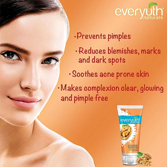 Everyuth Walnut Exfoliating Scrub, 50 gm