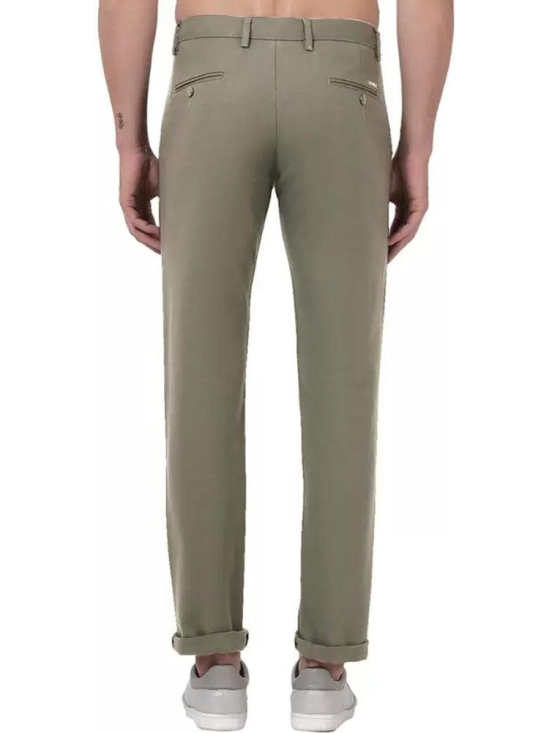 MEN'S TROUSERS-30 / GREEN / SATIN