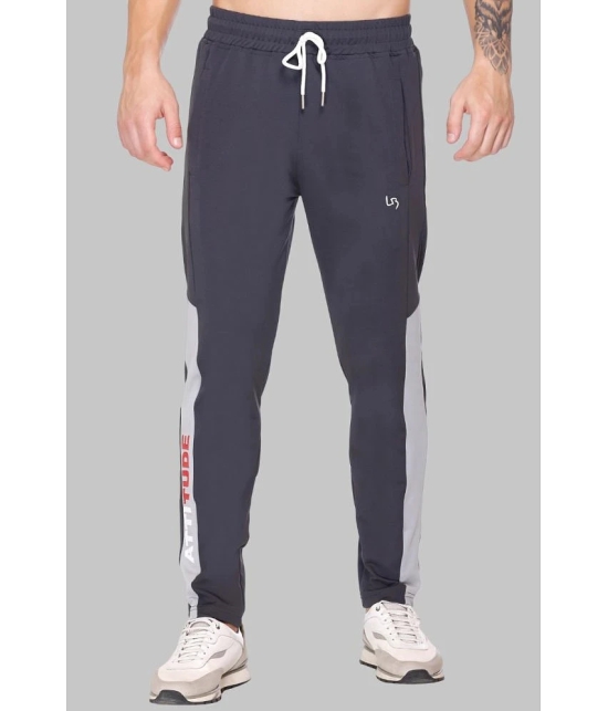 LEEBONEE Charcoal Polyester Mens Trackpants ( Pack of 1 ) - None