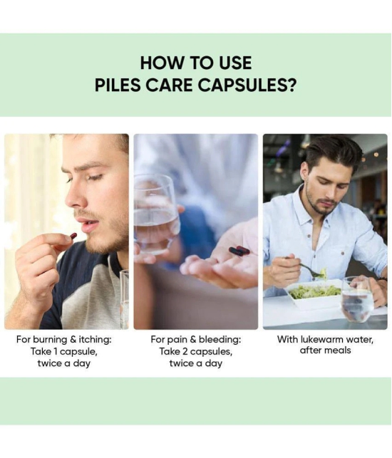 Dr. Vaidya's Piles Management Combo (3 Piles Care + 1 Pilocare Cream)