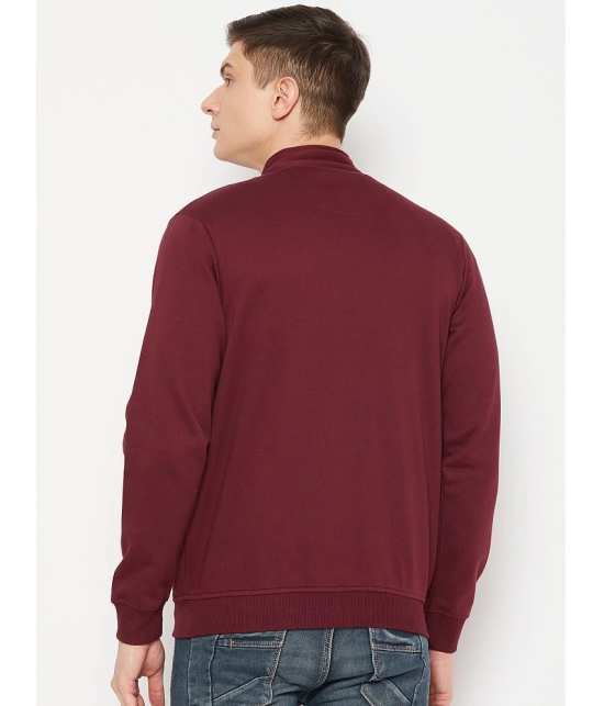 UNIBERRY Cotton Blend High Neck Mens Sweatshirt - Maroon ( Pack of 1 ) - None