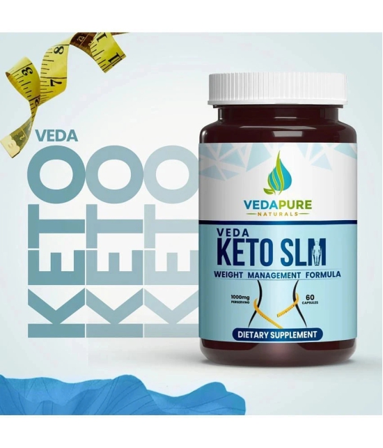 VedaPure Naturals Veda Keto Slm Weight Management Formula 1000 mg Natural Single Pack