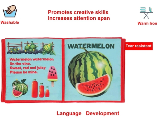 Skyculture Head Start Series My First number Book and Fruits part ! and Part -2 Combo [Foam Book] Sunita