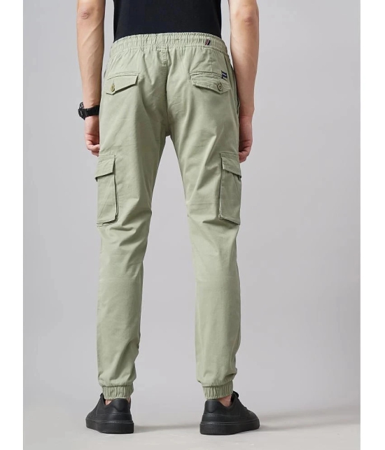 Paul Street Slim Flat Mens Cargos - Green ( Pack of 1 ) - None